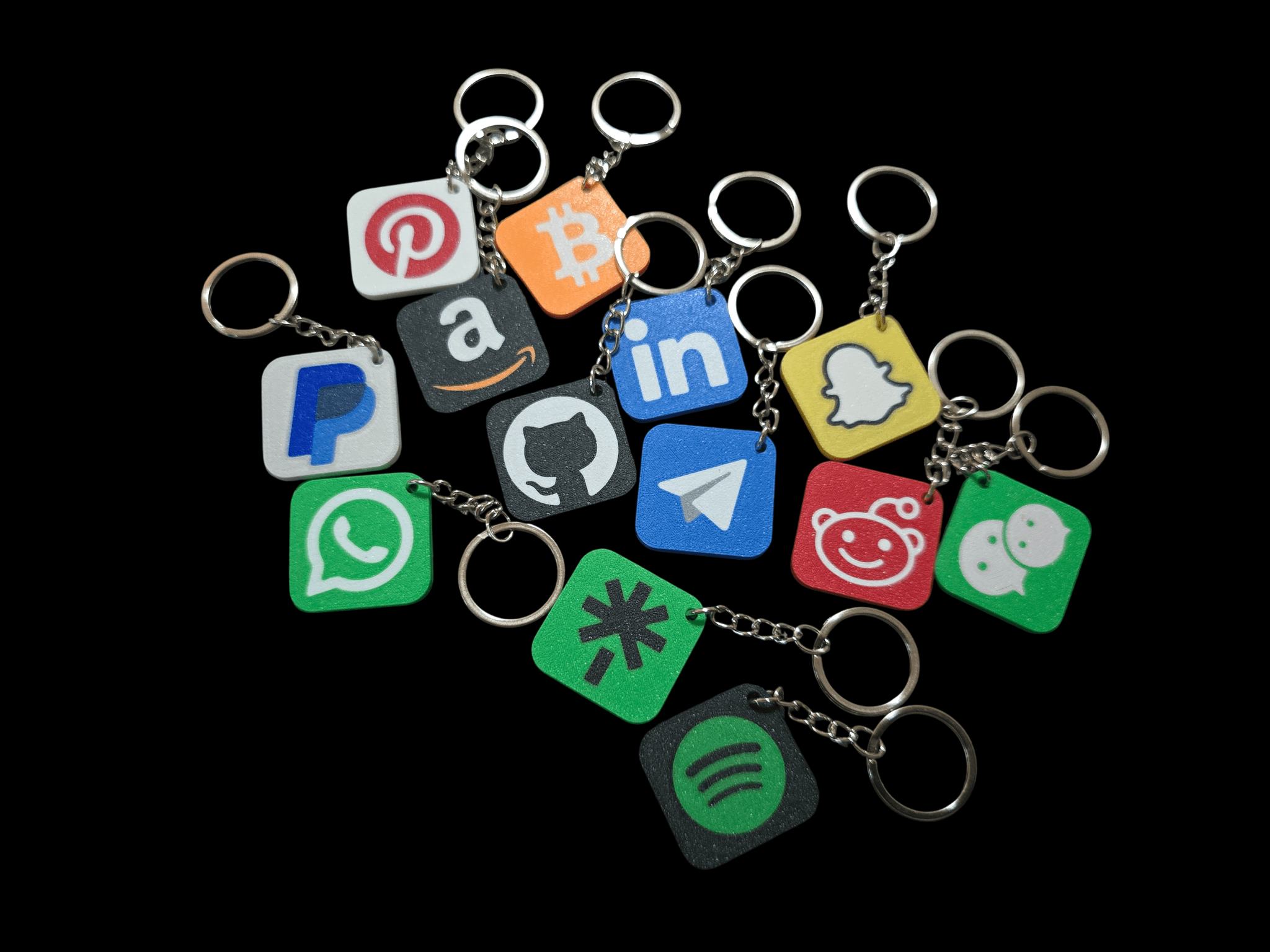 Брелок-котик чёрного цвета