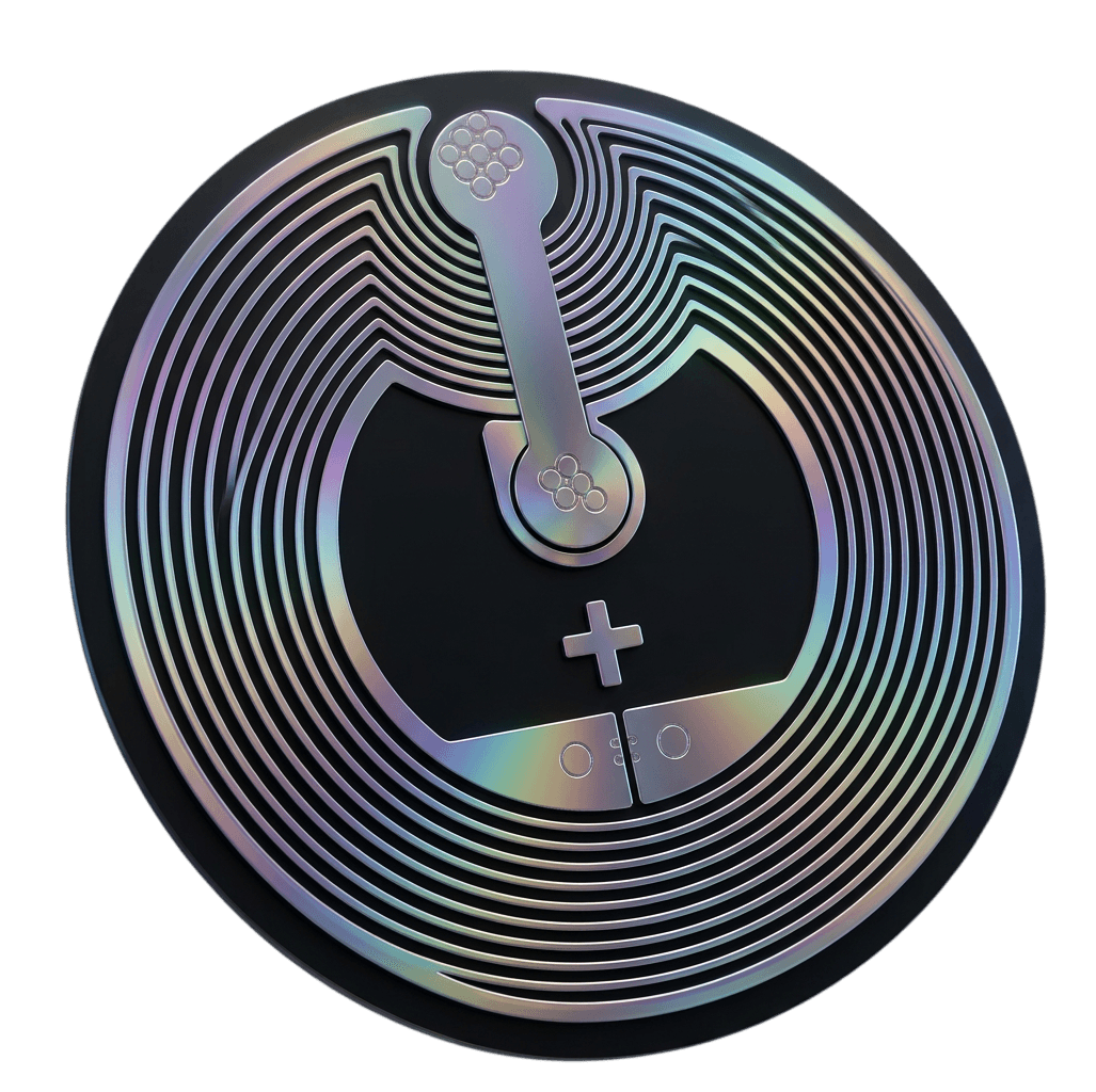 NFC-метка крупным планом